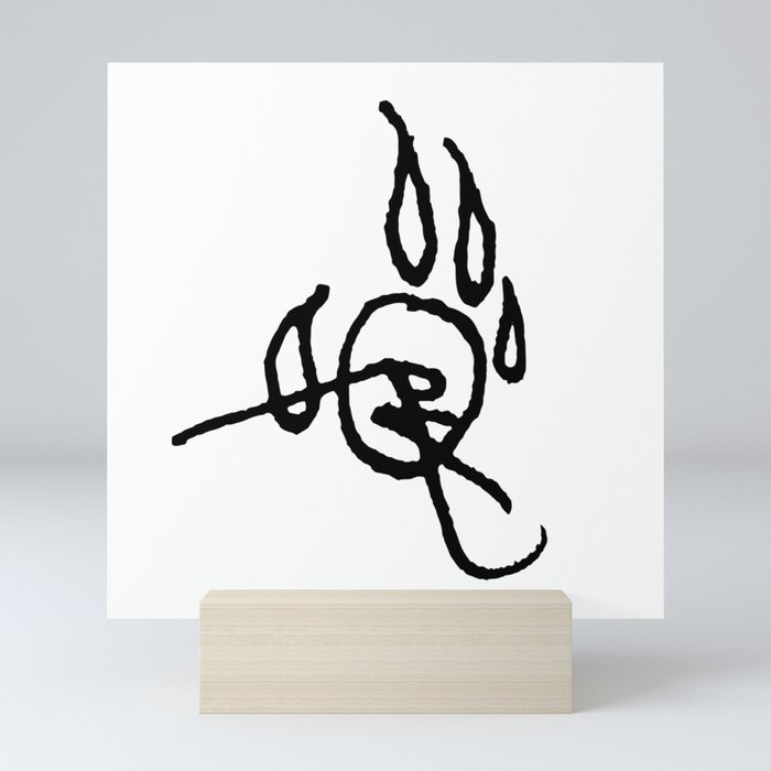 Signature Claw Mini Art Print