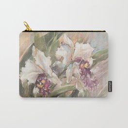 WHITE ORCHIDS Carry-All Pouch