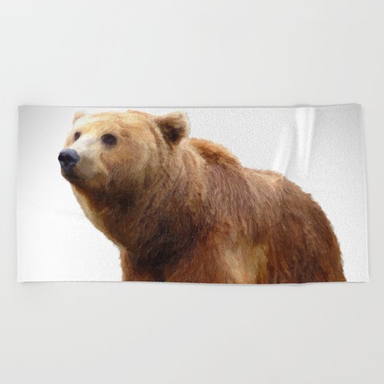 bear Beach Towel