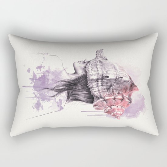 Inside my shell Rectangular Pillow