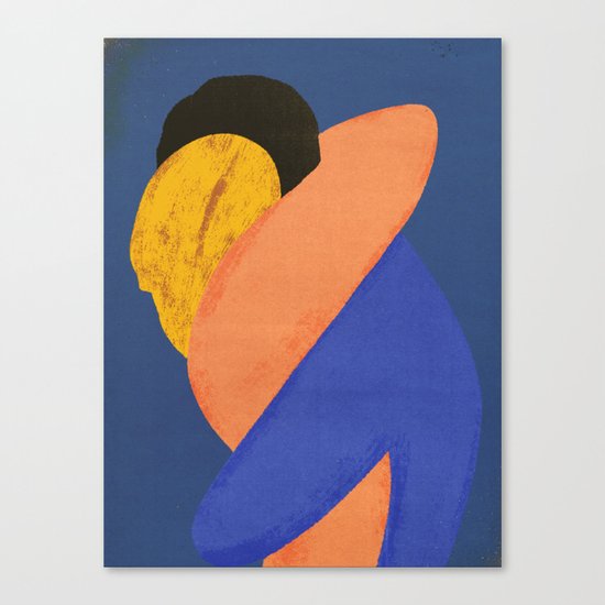 Lovers Canvas Print