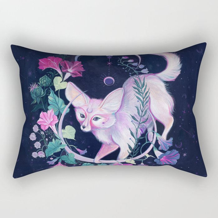 Cosmic Fox Rectangular Pillow