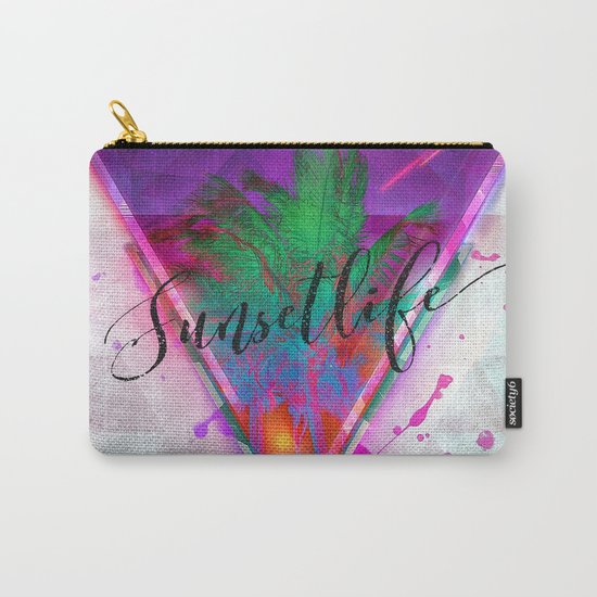 Sunset Life Carry-All Pouch