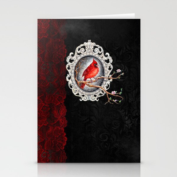 Red cardinal  Stationery Cards