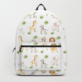 Safari Animals Baby Nursery Kids Backpack