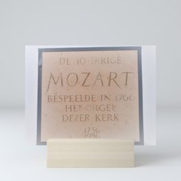 'Mozart was here' Mini Art Print