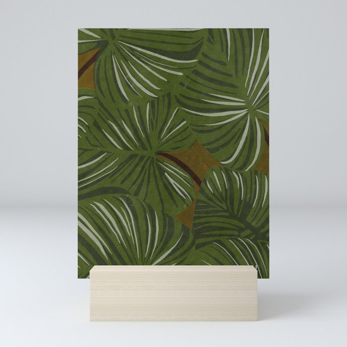 greens Mini Art Print
