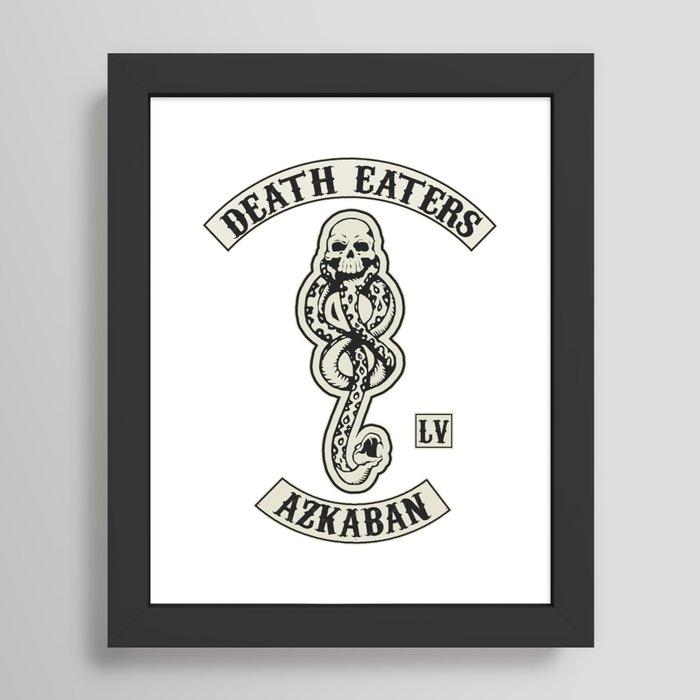 Death Eaters Framed Art Print