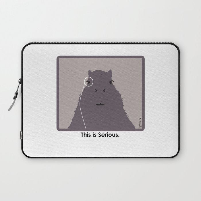 Professor Capybara III Laptop Sleeve