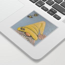 Bee-Gnomie Sticker