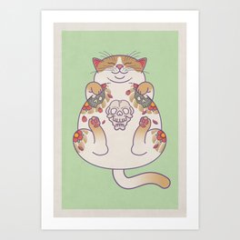 Killer Belly Rub Art Print