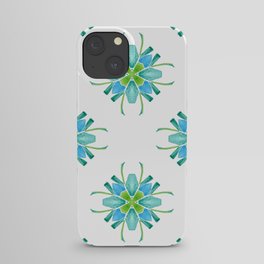Green Flowers iPhone Case