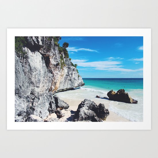 Tulum Mexico Art Print