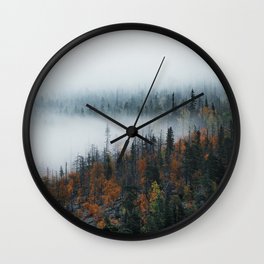 Misty Morning Art Print Wall Clock