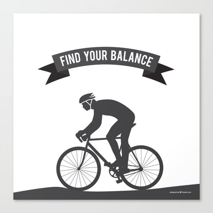 cyclist Canvas Print