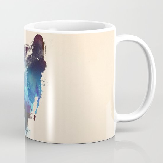 Alone as a wolf Mug