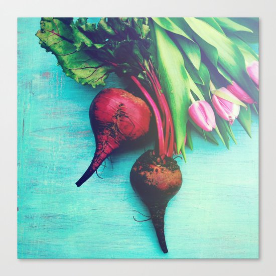 The Beet Goes On - Red Beet Canvas Print