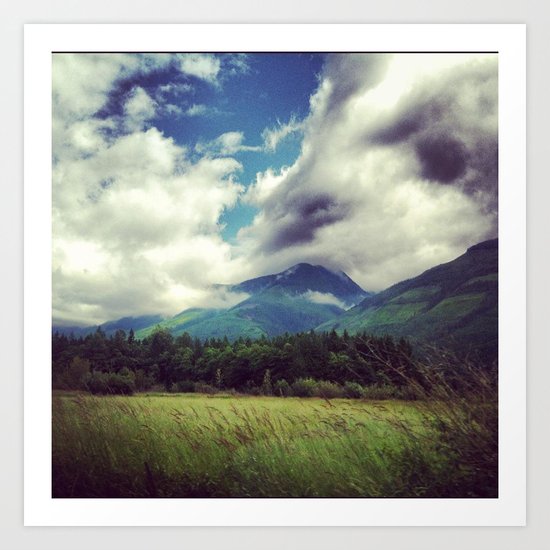 Hillside Art Print