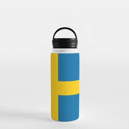 Swedish Flag of Sweden Water Bottle