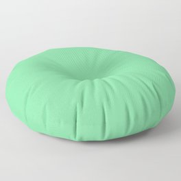 ALOE VERA LEAF COLOR. Pastel Green Solid Color Floor Pillow