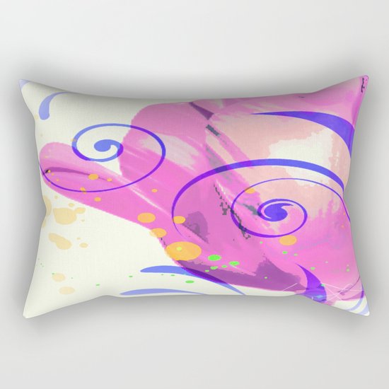 Designer Tulip Rectangular Pillow