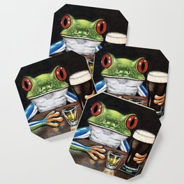 "Irish Pub" - Frogs After Five collection Coaster