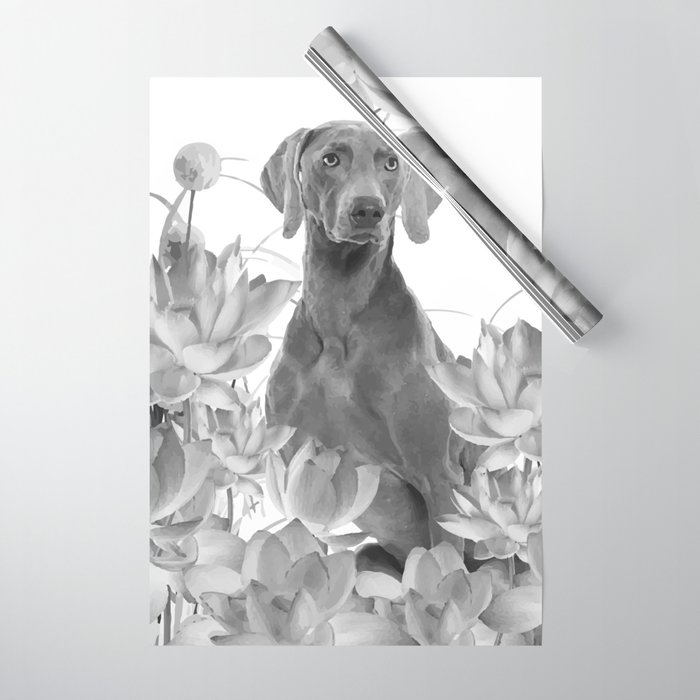 Weimaraner wrapping on sale paper