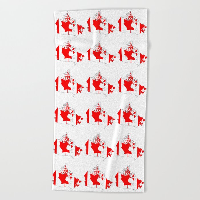 Flag Of Canada 4 Canadian Canadien Canadiense Ottawa Toronto Montreal Beach Towel By Oldking Society6