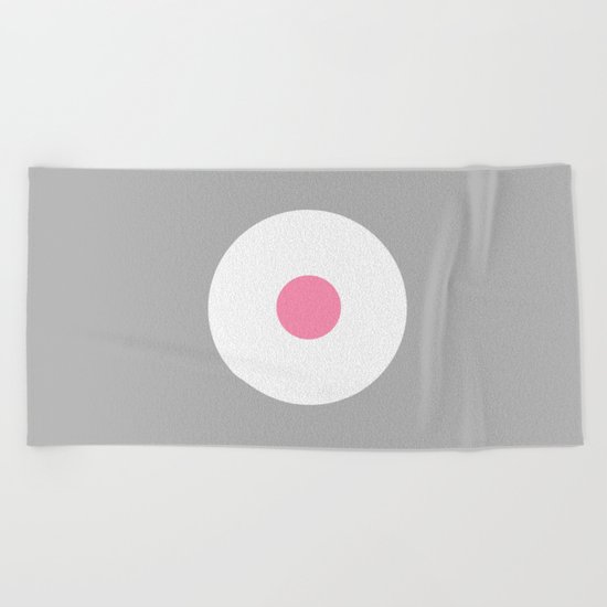 The Point is Pink Beach Towel