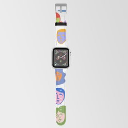 Everyday People Apple Watch Band | Songlyrics, Love, People, 70S, 60S, Faces, Drawing, Simple, Popart, Pinkandred 