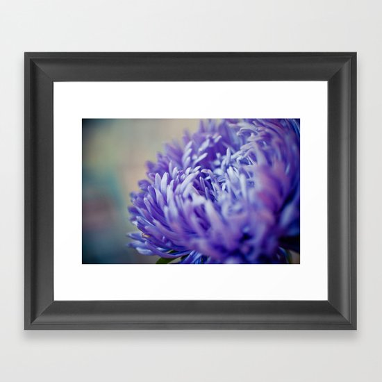Purple Petals Framed Art Print