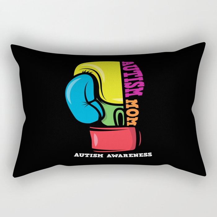 Strong Autism Mom Autism Awareness Rectangular Pillow