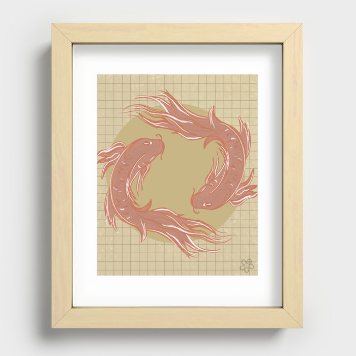 Don't Be Koi Recessed Framed Print
