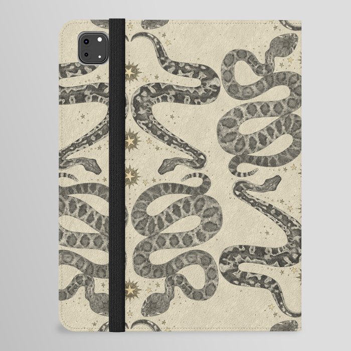 celestial snakes parchment iPad Folio Case