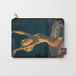 (Happy) Gay Nymph by Gil Elvgren Pin Up Girl Carry-All Pouch
