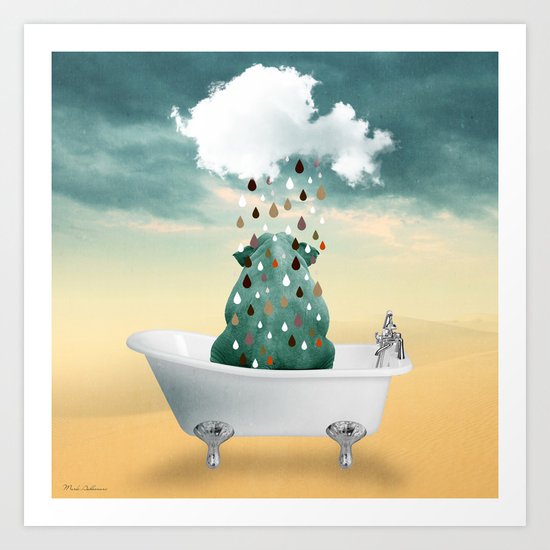 SHOWER CURTAIN Art Print