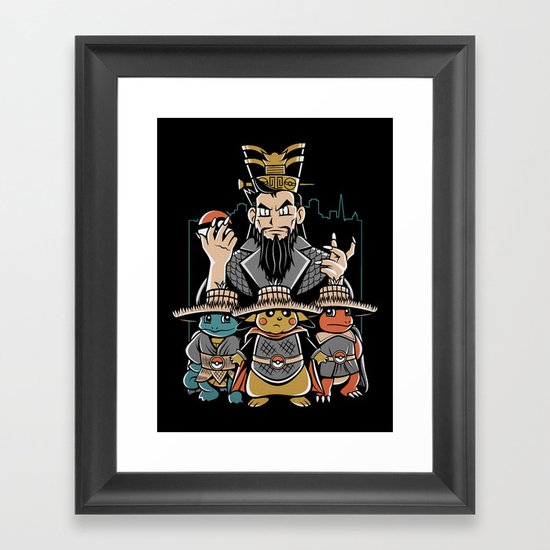 Big Trouble in Little Kanto Framed Art Print