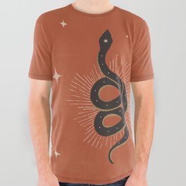 Slither - Terra Cotta All Over Graphic Tee