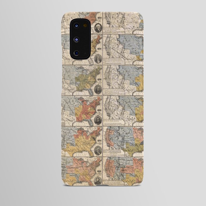 United States-The presidential elections-1877 vintage pictorial map Android Case