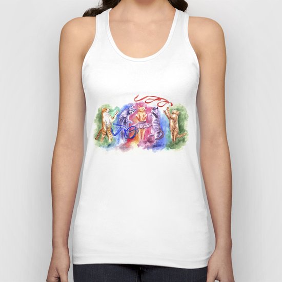 Dancing cats Unisex Tank Top