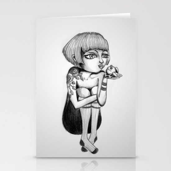Princess & Frog Stationery Cards