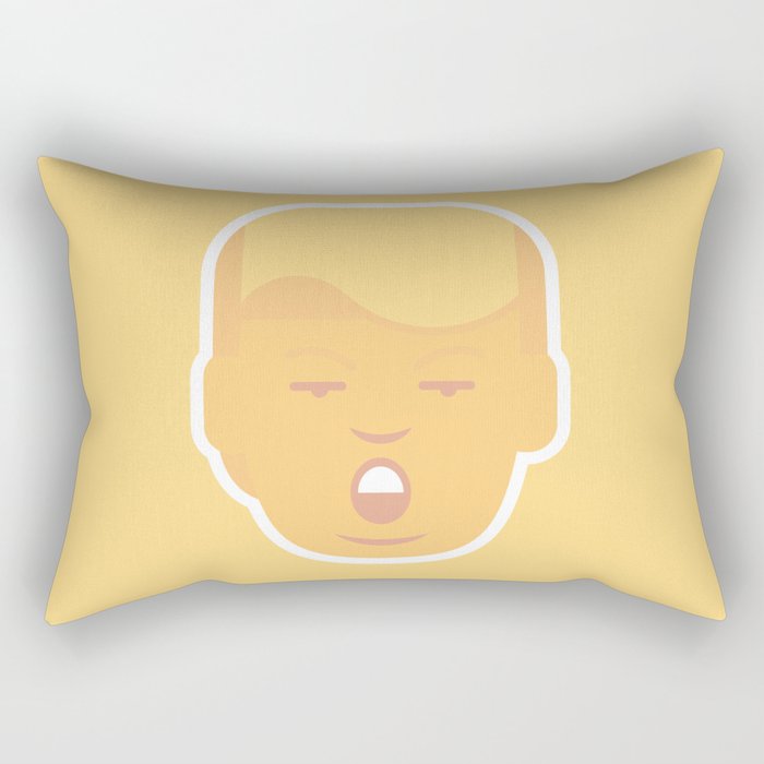 Trumpation - Orange Rectangular Pillow