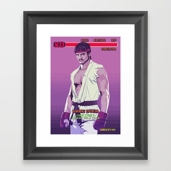 80/90s - Ob Framed Art Print
