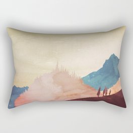 Abstract Mountainscape  Rectangular Pillow