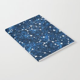 Starry Night Sky Cosmic Constellations Notebook