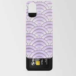 Lavender Pastel Art Deco Arch Pattern Android Card Case