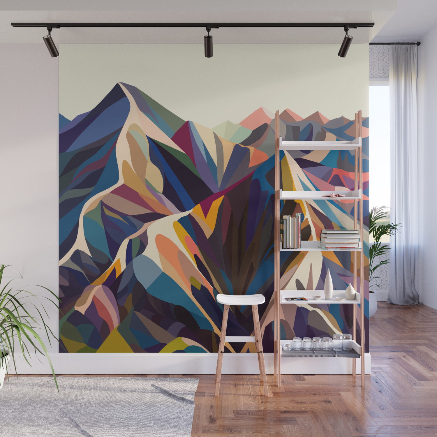 pic Society 6 Wall Art mountains original wall mural by margoku