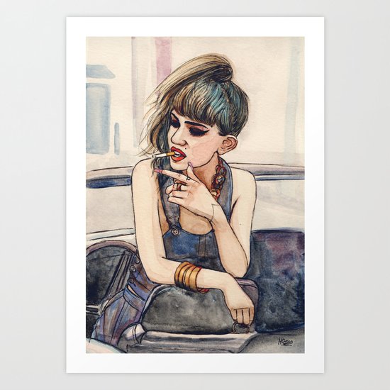 Grimes Art Print