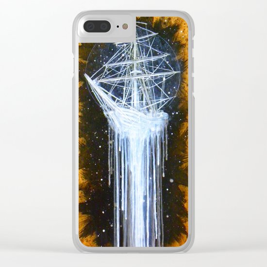 "Man-O-War II" Clear iPhone Case