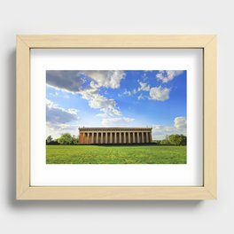 The Parthenon in Nashville, Tennessee in Centennial Park Recessed Framed Print